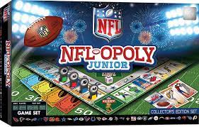 Photo 1 of NFL-OPOLY JUNIOR BOARD GAME
