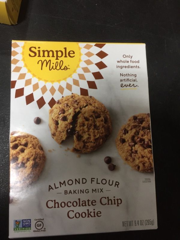 Photo 2 of Simple Mills Almond Flour Baking Mix, Gluten Free Chocolate Chip Cookie Dough Mix, Made with whole foods set of 2 EXP 01/20/22