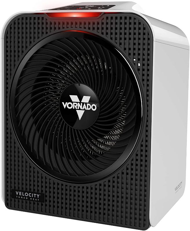 Photo 1 of Vornado Velocity 5 Whole Room Space Heater with Auto Climate Control, Timer, and Safety Features, Large, White
