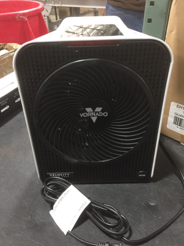 Photo 2 of Vornado Velocity 5 Whole Room Space Heater with Auto Climate Control, Timer, and Safety Features, Large, White
