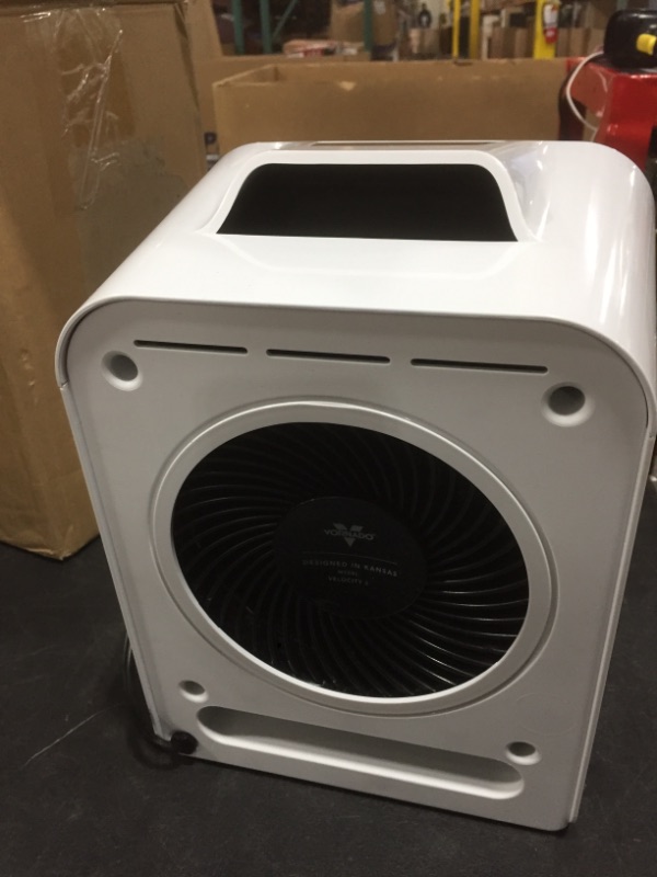 Photo 3 of Vornado Velocity 5 Whole Room Space Heater with Auto Climate Control, Timer, and Safety Features, Large, White
