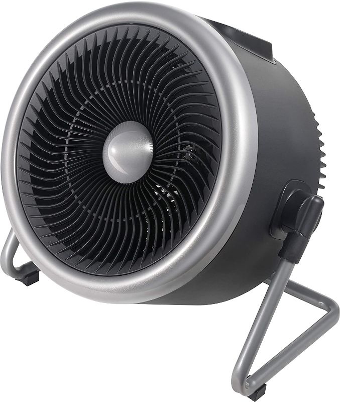 Photo 1 of PELONIS Portable 2 in 1 Vortex Heater with Air Circulation Fan and Wide Tilting Angle Stand. Quiet Cooling & Heating Mode, Tip Over & Overheat Protection,for Home, Office Personal Use, Black
