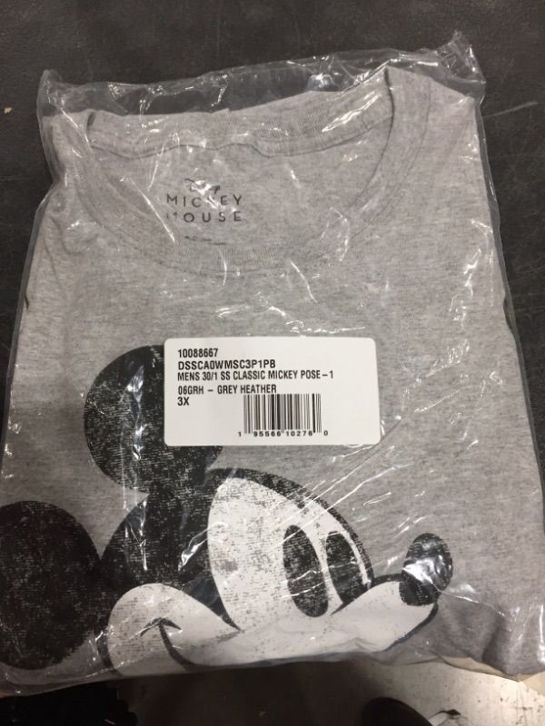 Photo 2 of Disney Mickey Mouse Classic Distressed Standing T-Shirt, Size 3X