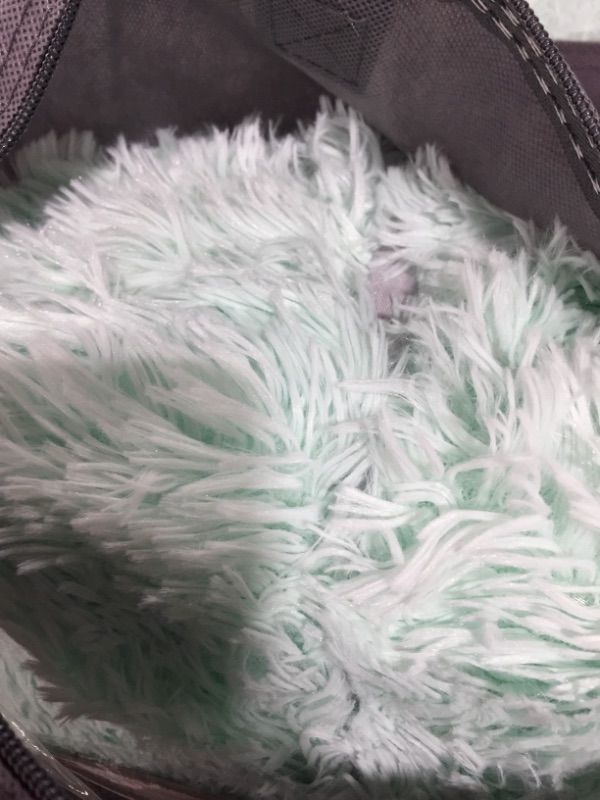 Photo 3 of XeGe Plush Shaggy Duvet Cover Luxury Ultra Soft Crystal Velvet Bedding 1PC(1 Faux Fur Duvet Cover),Zipper Closure (Queen, Aqua Green)
