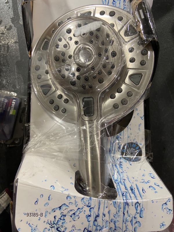 Photo 1 of 2 in 1 Brushed Steel Nickel Shower Head