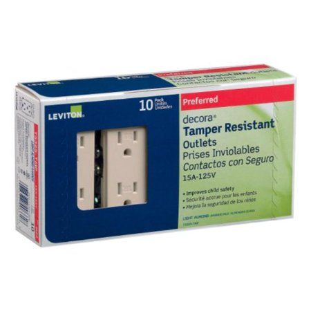 Photo 2 of Leviton Duplex Tamper Resistant Receptacle 15 A