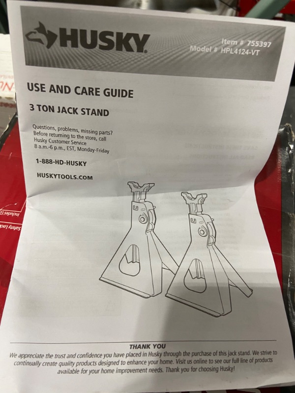 Photo 2 of 3-Ton Jack Stand (Pair)
