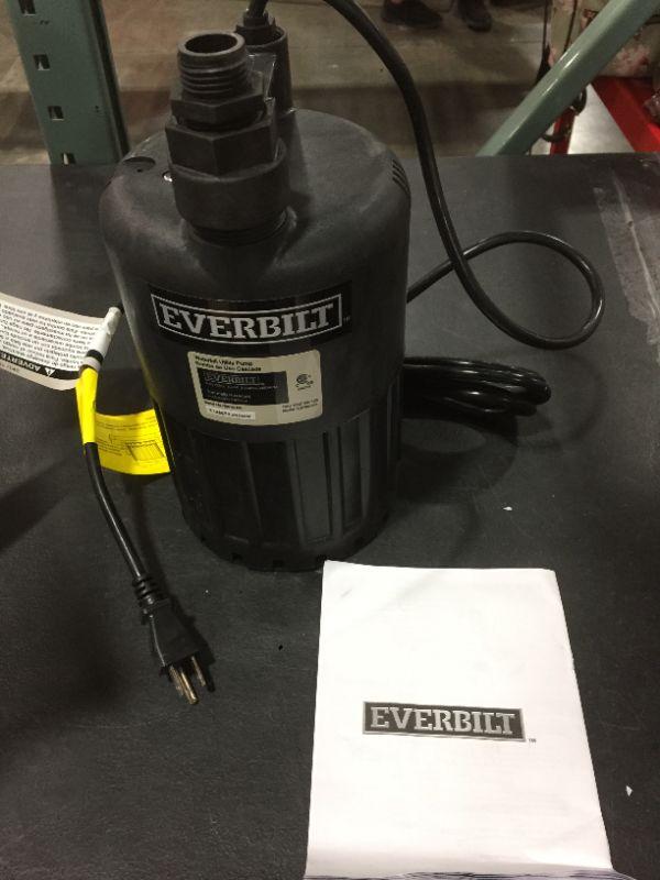 Photo 1 of 1/2 HP Waterfall Submersible Utility Pump
