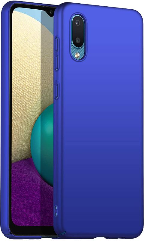 Photo 1 of Amosry Compatible with Samsung Galaxy A02 Case, Slim Case, Thin and Light, for Samsung Galaxy A02 (Blue)
