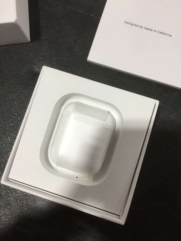 Photo 3 of Apple AirPods (2nd Generation) MV7N2AM/a with Charging Case - Stereo - Wireless - Bluetooth - Earbud - Binaural - in-ear
