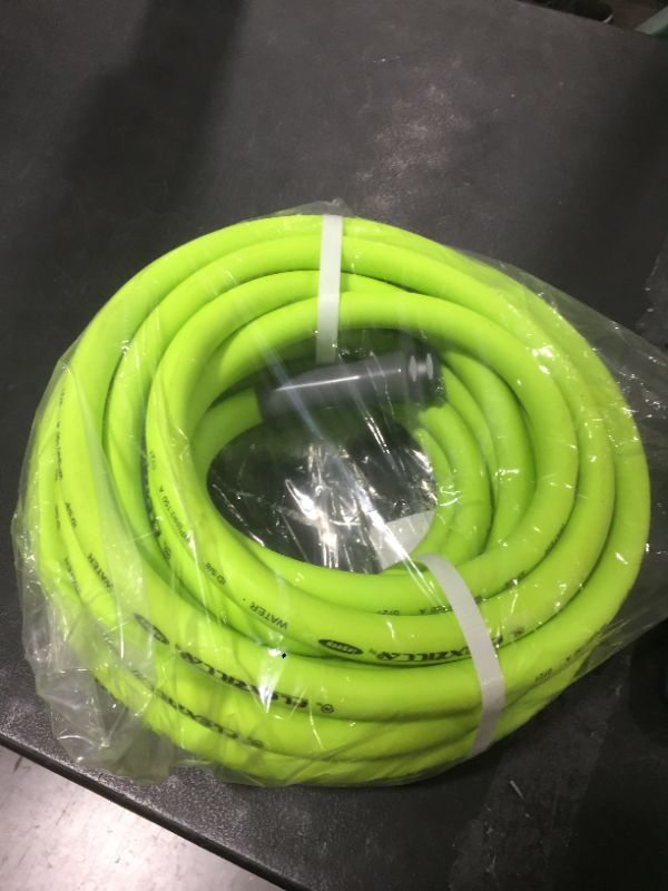 Photo 2 of Flexzilla HFZG5100YW Garden Lead-in Hose 5/8 in. x 100 ft, Heavy Duty, Lightweight, Drinking Water Safe, Green
