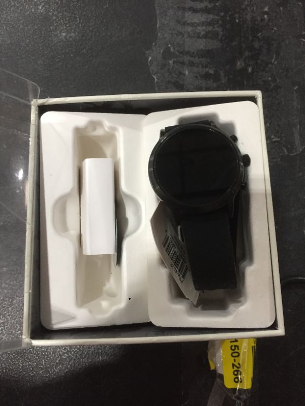 Photo 2 of Fossil Men's Gen 5 Smartwatch the Carlyle HR Black Silicone
