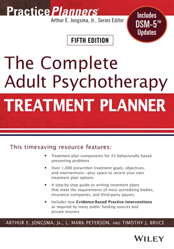 Photo 1 of The Complete Adult Psychotherapy Treatment Planner: Includes DSM-5 Updates Paperback – January 17, 2014
