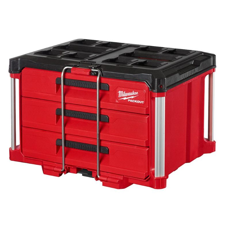 Photo 1 of "Milwaukee 48-22-8443 PACKOUT 3 Drawer Durable Tool Box W/ 50lbs Capacity"
