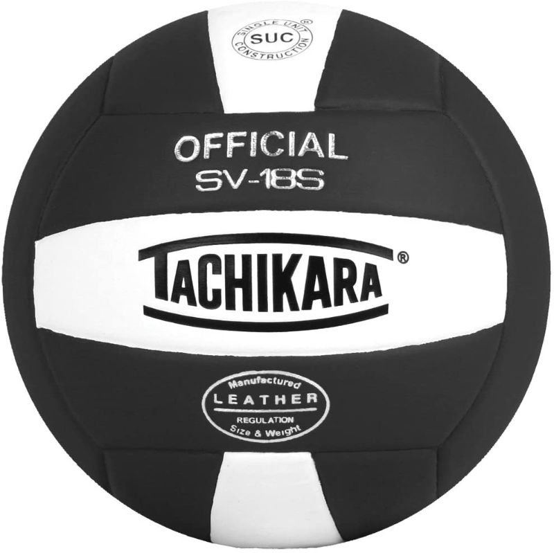 Photo 1 of Tachikara Institutional Quality Composite Leather Volleyball, Royal-White
