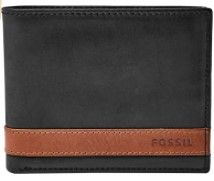 Photo 1 of Fossil Men's Quinn Leather Bifold Wallet