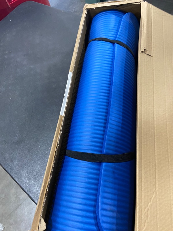 Photo 1 of 1/2 Extra Thick Blue Yoga Mat