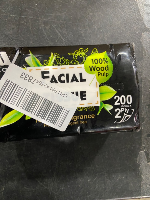 Photo 1 of 100% Wood Pulp Facial Tissues 200 sheets