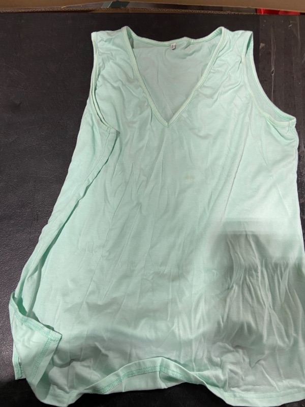 Photo 1 of Womens (L) Sleeveless Green Shirt