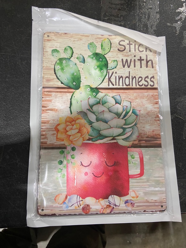 Photo 1 of 'Stick With Kindness' Wood Decor 
