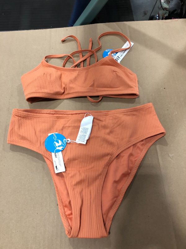 Photo 1 of Orange 2- piece Bikini (bottoms- M) (top- S)