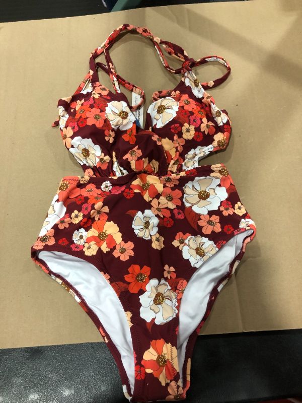 Photo 2 of (M) Olivia Floral One Piece Swimsuit
