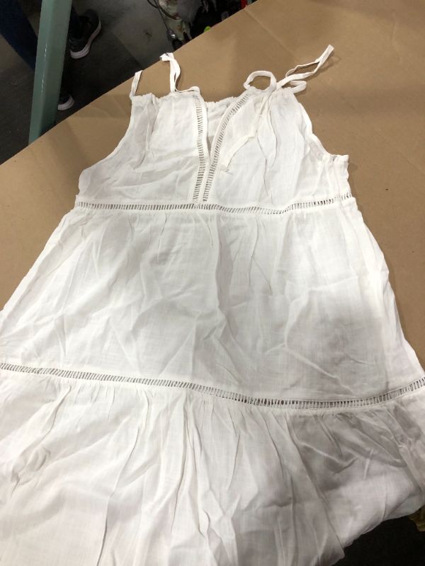 Photo 2 of (L) Marley White High Neck Dress
