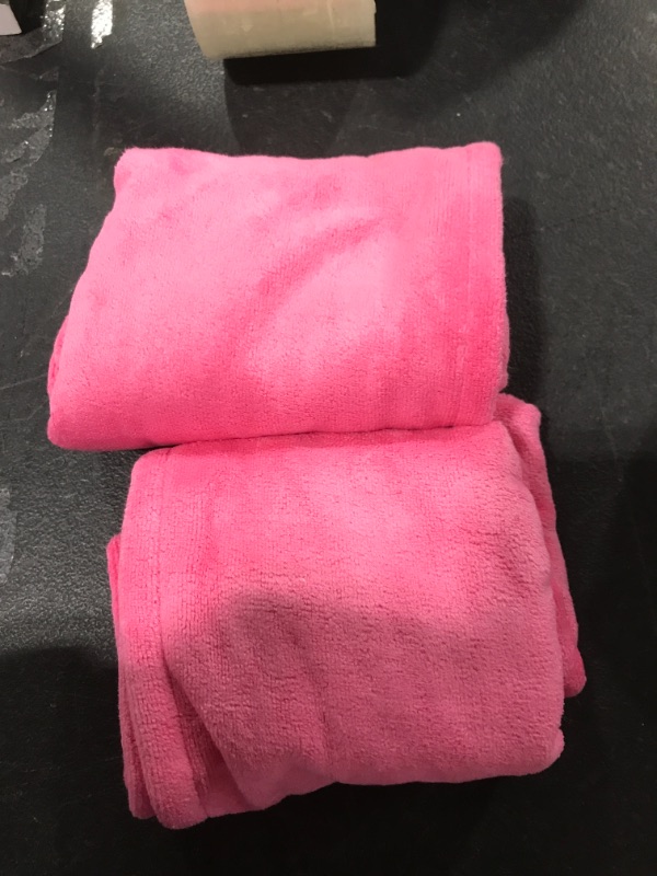 Photo 2 of Microfiber Hair Towel, Hair Drying Cap , Anti-Firzz Bath Towel - ShunLu Super Absorbent Microfiber for Long Curly Thick Hair(Rose)
