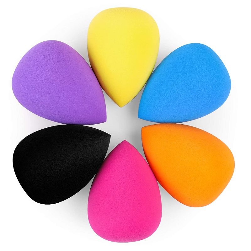 Photo 1 of InnoGear Makeup Sponge, 6 Pcs Non Latex Makeup Sponge Blender for Foundation Blender Makeup Sponge Set Makeup Sponges for Blending Flawless for Liquid Cream Powder
