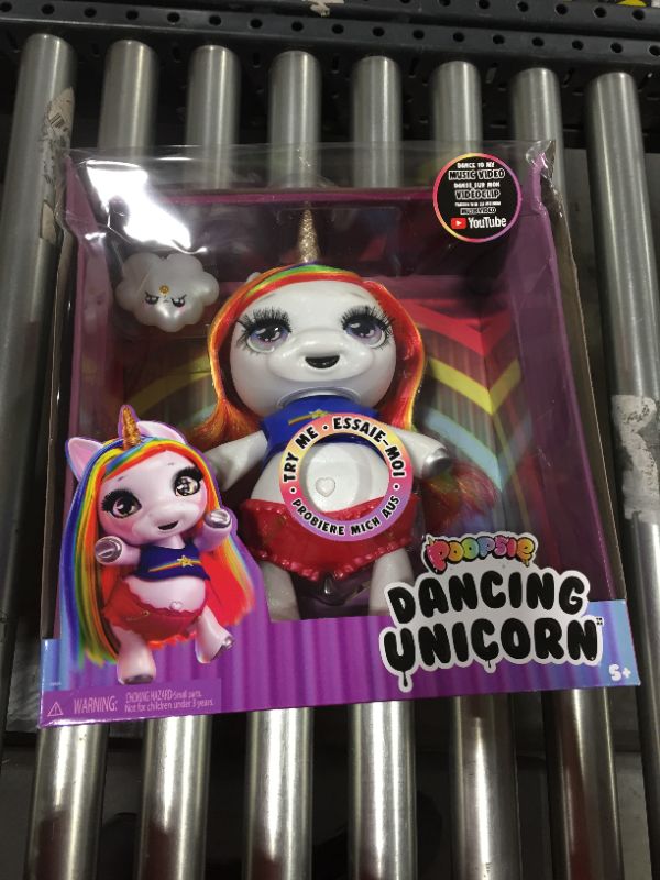 Photo 3 of Poopsie Dancing Unicorn Rainbow Brightstar – Dancing and Singing Unicorn Doll (Battery-Powered Robotic Toy)
