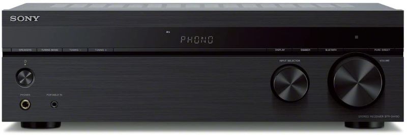 Photo 1 of Sony STRDH190 2-ch Home Stereo Receiver with Phono Inputs & Bluetooth Black
