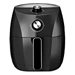 Photo 1 of Crux 3.7QT Manual Air Fryer, Faster Pre-Heat, No-Oil Frying, Fast Healthy Evenly Cooked Meal Every Time, Dishwasher Safe Non Stick Pan and Crisping Tray for Easy Clean Up, Stainless Steel/Black
