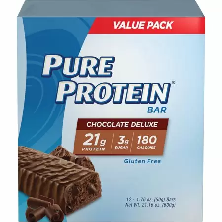 Photo 1 of 12 count Pure Protein Chocolate Deluxe Bars, 2 BOXES, BEST BY DATES IN PHOTO