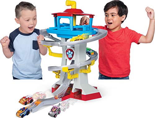 Photo 1 of Paw Patrol, True Metal Adventure Bay Rescue Way Playset with 2 Exclusive Vehicles, 1:55 Scale