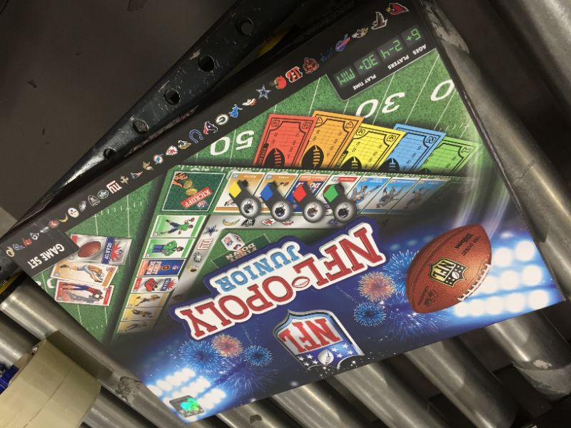 Photo 2 of MasterPieces Inc NFL-opoly Junior Board Game | Collector's Edition Set

