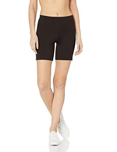 Photo 1 of Hanes Women's Stretch Jersey Bike Short, Black, Small, PACK OF 2