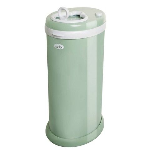 Photo 1 of Ubbi Steel Diaper Pail, SAGE GREEN

