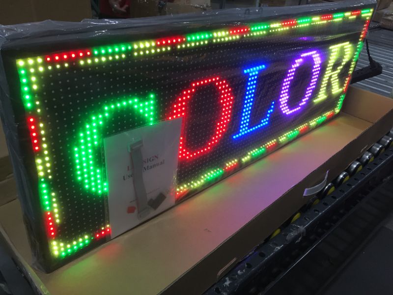 Photo 2 of CT-P10 OUTDOOR Colorful Images Texts & Number LED sign board
