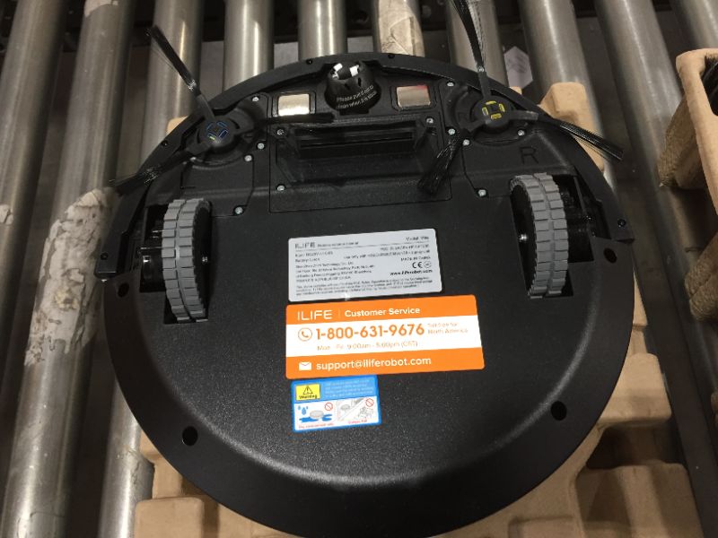 Photo 2 of ILIFE V9e Robot Vacuum Cleaner, 4000Pa Max Suction, Wi-Fi Connected, Works with Alexa, 700ml Large Dustbin, Self-Charging, Customized Schedule, Ideal for Pet Hair, Hard Floor and Low Pile Carpet.
