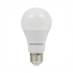 Photo 1 of Sylvania Contractor Series Led Lamp, A19, 8.5 Watts, 2700K, 80 Cri, Medium Base, 120 Volts, Frosted, 6 Per Box