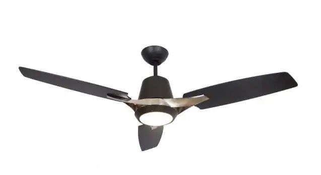 Photo 1 of Exton 52 in. LED Indoor Black Smart Ceiling Fan with Light Kit and Wall Control, Works with Alexa/Google Home/Siri