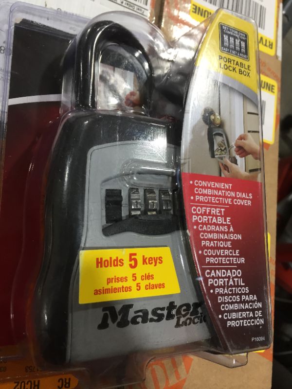 Photo 1 of 5400D 9.6 Cu in. Set Your Own Combination Portable Lock Box