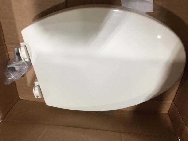 Photo 2 of BEMIS
Lift-Off Elongated Closed Front Toilet Seat in Biscuit