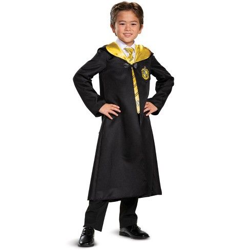 Photo 1 of Harry Potter Hufflepuff Robe Classic Child Costume, SIZE L, 10-12

