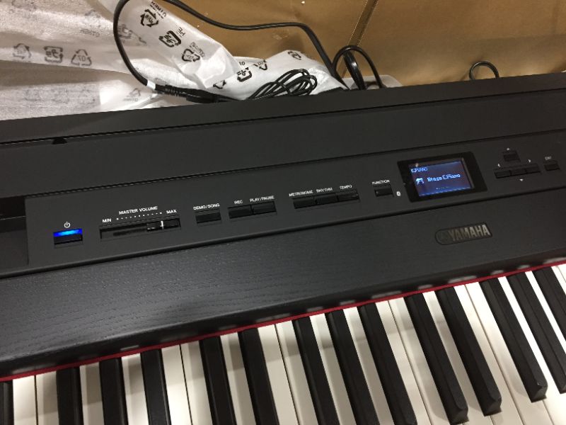 Photo 10 of Yamaha P515 88-Key Weighted Action Digital Piano, Black, SINGLE PEDAL INCLUDED
