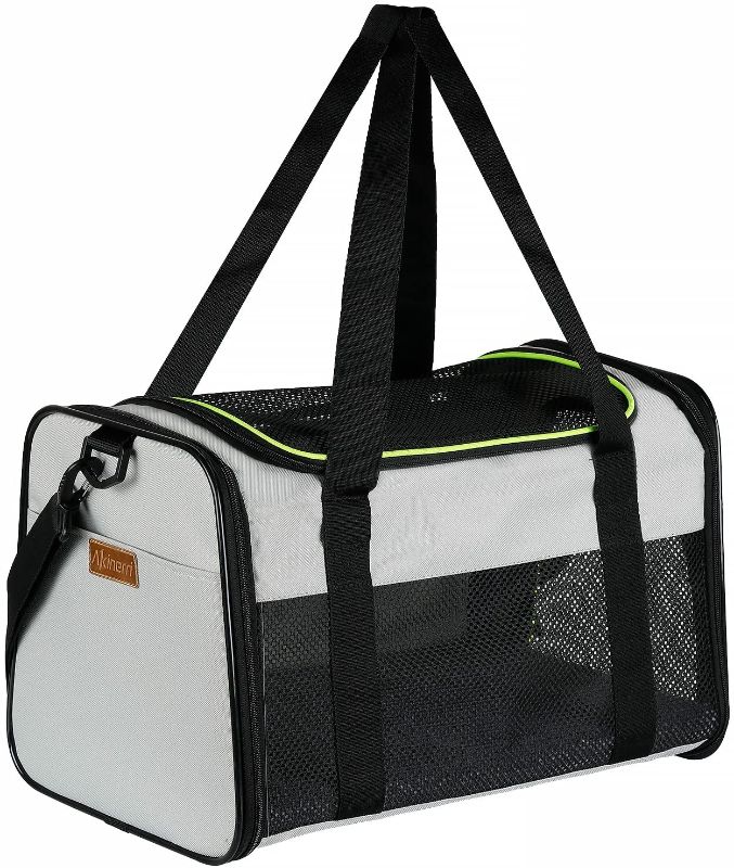 Photo 1 of Akinerri Airline Approved Pet Carriers,Soft Sided Collapsible Pet Travel Carrier for Medium Puppy and Cats, Cats Carrier, Pet Carriers for Small Medium Cats
