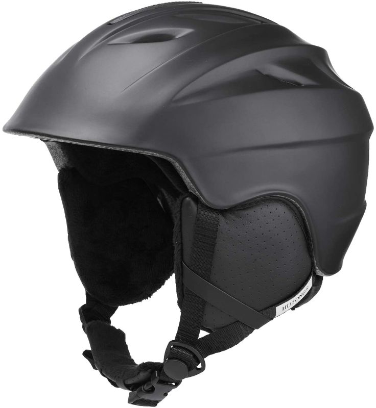 Photo 1 of HUIONGS Snow Sport Helmets, Ski Helmet Unisex Adult Lightweight Outdoor Snowboard Helmet with Fleece Lining and Carrying Bag Unisex, SIZE L
