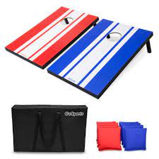 Photo 1 of GoSports GoSports Classic Cornhole Set Includes 8 Bags, Carry Case and Rules