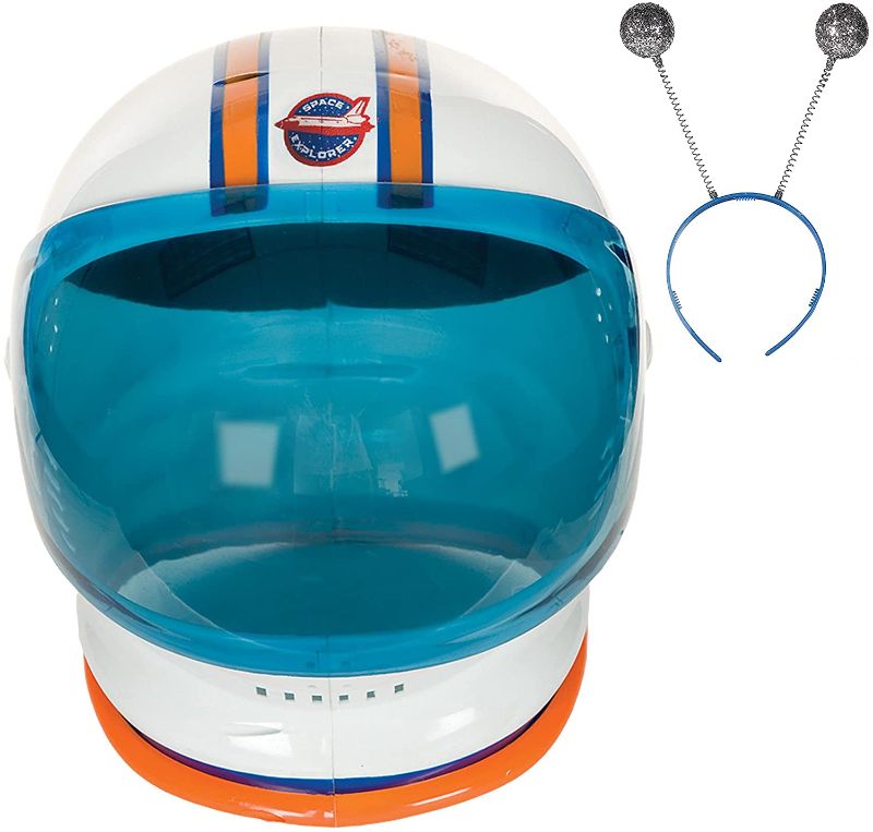 Photo 1 of Party City Astronaut Helmet Costume Accessory for Adults, One Size, 11 1/2"H
