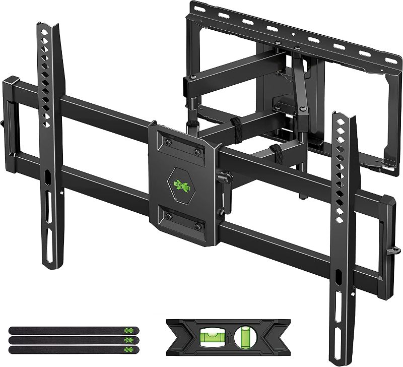 Photo 1 of USX MOUNT Full Motion TV Wall Mount for Most 47-84 inch Flat Screen/LED/4K TVs, TV Mount Bracket Dual Swivel Articulating Tilt 6 Arms, Max VESA 600x400mm, Holds up to 132lbs, Up to 16" Wood Stud